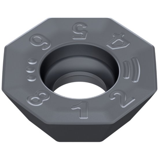 Picture of Ceratizit OFHT 040305SN-M50 CTPM240 Milling Insert Octagonal 0.019 Corner Radius TiAlTaN