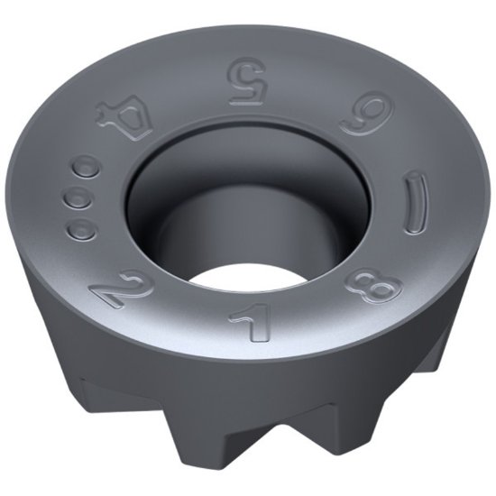 Picture of Ceratizit RPNX 1204M8SN-F50 CTPP235 Milling Insert Round 0.236 Corner Radius TiAlTaN