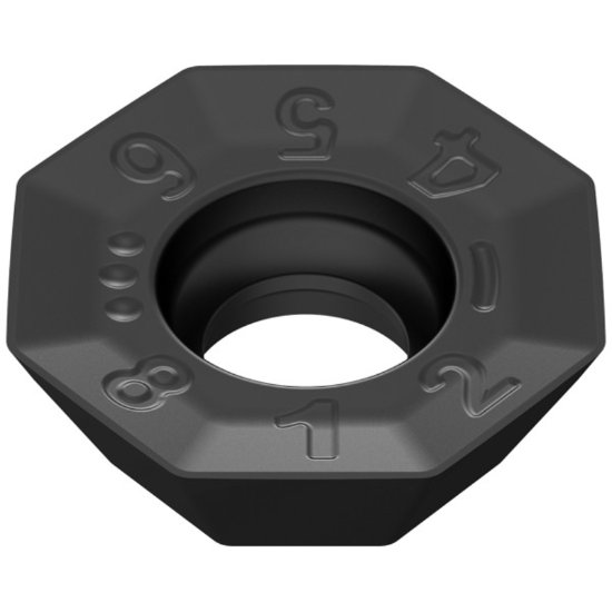 Picture of Ceratizit OFHT 040305SN-F50 CTCM235 Milling Insert Octagonal 0.019 Corner Radius TiCN + Al2O3