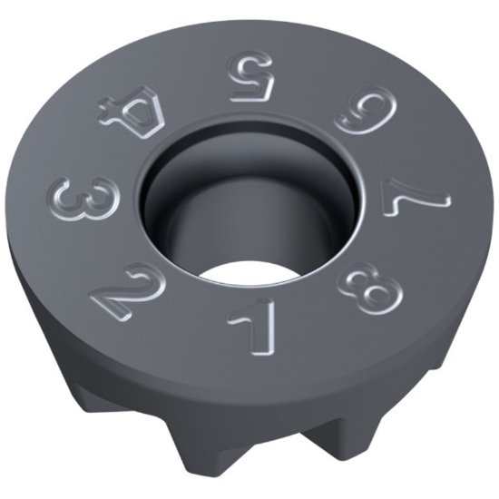 Picture of Ceratizit RPHX 10T3M8SN CTPP235 Milling Insert Round 0.197 Corner Radius TiAlTaN