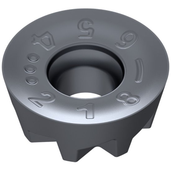 Picture of Ceratizit RPNX 10T3M8SN-F50 CTPP235 Milling Insert Round 0.197 Corner Radius TiAlTaN