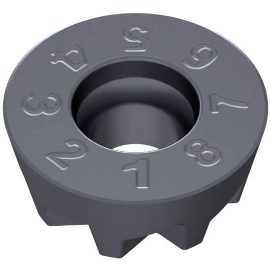 Picture of Ceratizit RPNX 10T3M8SN CTPK220 Milling Insert Round 0.197 Corner Radius TiAlTaN
