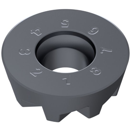 Picture of Ceratizit RPNX 1605M8SN CTPK220 Milling Insert Round 0.315 Corner Radius TiAlTaN