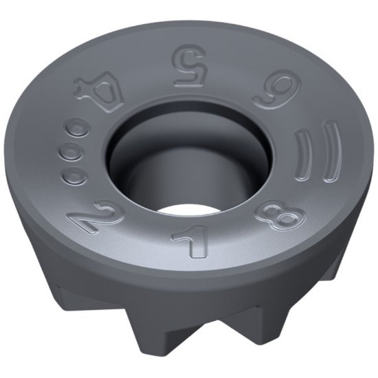 Picture of Ceratizit RPHX 10T3M8SN-M50 CTPM240 Milling Insert Round 0.197 Corner Radius TiAlTaN