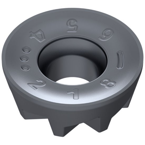 Picture of Ceratizit RPHX 1204M8SN-F50 CTPM240 Milling Insert Round 0.236 Corner Radius TiAlTaN