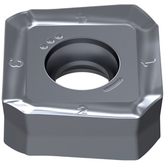 Picture of Ceratizit SAKU 1706ABSR-F50 CTPM225 Milling Insert Square 0.031 Corner Radius TiAlTaN