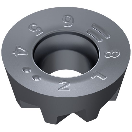 Picture of Ceratizit RPHX 1204M8EN-M30 CTPM225 Milling Insert Round 0.236 Corner Radius TiAlTaN