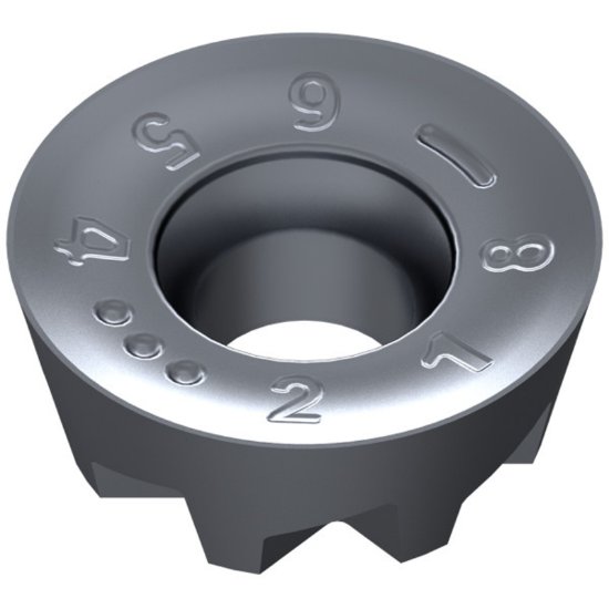 Picture of Ceratizit RPHX 1204M8SN-F50 CTPM225 Milling Insert Round 0.236 Corner Radius TiAlTaN