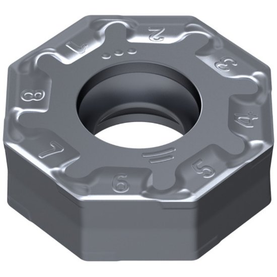 Picture of Ceratizit OAKU 060508SR-M50 CTPM225 Milling Insert Octagonal 0.031 Corner Radius TiAlTaN