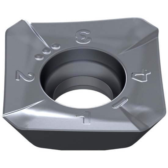 Picture of Ceratizit SFHT 1204AFSR-F50 CTPM225 Milling Insert Square 0.039 Corner Radius TiAlTaN