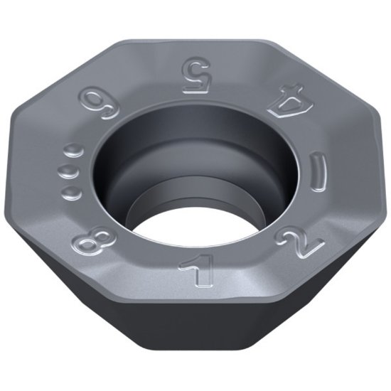 Picture of Ceratizit OFHT 050410SN-F50 CTPM225 Milling Insert Octagonal 0.039 Corner Radius TiAlTaN