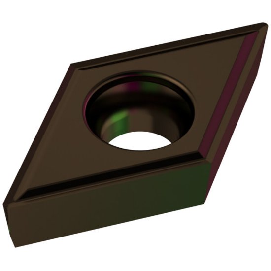 Picture of DCGT21.5.5EN-SM CTCP135 Ceratizit DCGT070202EN-SM CTCP135 55.0° Positive Carbide 0.0080 0.20mm Radius Medium, Semi Finishing