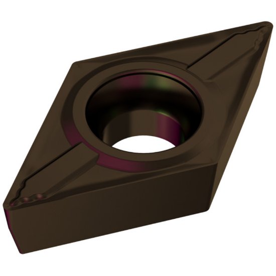 Picture of DCMT21.51EN-SMF CTCP135 Ceratizit DCMT070204EN-SMF CTCP135 55.0° Positive Carbide 0.0160 0.41mm Radius Medium, Semi Finishing