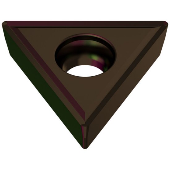 Picture of TCGT21.5.5EN SM CTCP135 Ceratizit TCGT110202EN-SM CTCP135 Triangle Positive Carbide 0.0310 0.79mm Radius Finishing, Semi Finishing