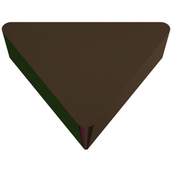 Picture of TPUN 321EN CTCP135 Ceratizit TPUN 160304EN CTCP135 Triangle Positive Carbide 0.0160 0.41mm Radius Finishing, Semi Finishing