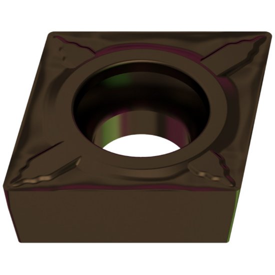 Picture of CCMT32.52EN-CF55CTEP110 Ceratizit CCMT09T308EN-CF55CTEP110 80.0° Positive Carbide 0.0310 0.79mm Radius Finishing, Semi Finishing