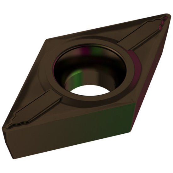 Picture of DCMT21.5.5EN-CF55 CTEP110 Ceratizit DCMT070202EN-CF55 CTEP110 55.0° Positive Carbide 0.0080 0.20mm Radius Medium, Semi Finishing