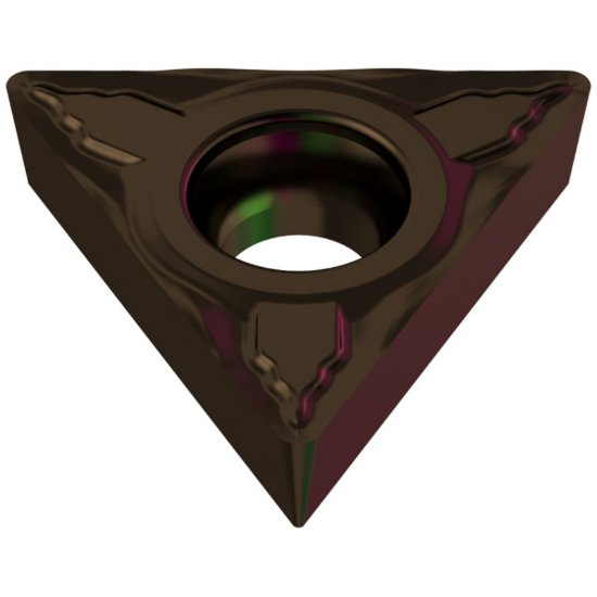 Picture of TCMT21.51EN CF55 CTEP110 Ceratizit TCMT110204EN CF55 CTEP110 Triangle Positive Carbide 0.0160 0.41mm Radius Finishing, Semi Finishing