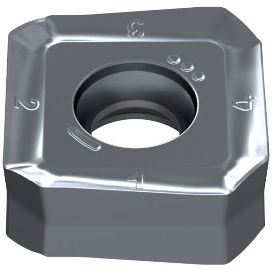 Picture of Ceratizit SAKU 1706ABSR-F50 CTPP225 Milling Insert Square 0.031 Corner Radius TiAIn + TiN
