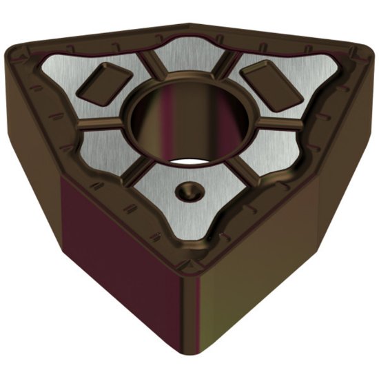 Picture of WNMG432EN TFQ CTEP110 Ceratizit WNMG080408EN TFQ CTEP110 Trigon Negative Carbide 0.0310 0.79mm Radius Medium, Semi Finishing