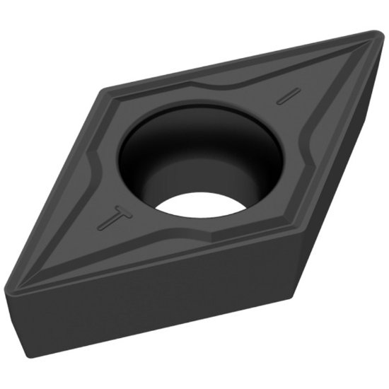 Picture of DCMT21.52EN-SM CTCK120 Ceratizit DCMT070208EN-SM CTCK120 55.0° Positive Carbide 0.0310 0.79mm Radius Medium, Semi Finishing