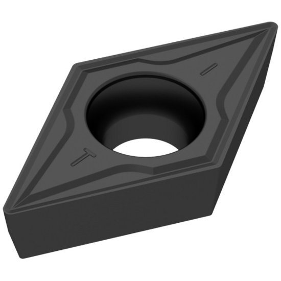 Picture of DCMT32.52EN-SM CTCK110 Ceratizit DCMT11T308EN-SM CTCK110 55.0° Positive Carbide 0.0310 0.79mm Radius Medium, Semi Finishing