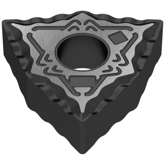 Picture of WNMG433EN F50 CTCP115 Ceratizit WNMG080412EN F50 CTCP115 Trigon Negative Carbide 0.0470 1.19mm Radius Medium, Semi Finishing