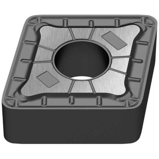 Picture of CNMG431EN-TFQCTCP115 Ceratizit CNMG120404EN-TFQCTCP115 80.0° Negative Carbide 0.0160 0.41mm Radius Medium, Semi Finishing