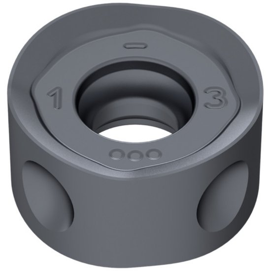 Picture of Ceratizit RNHU 1004M4ER-F50 CTPM240 Milling Insert Round 0.197 Corner Radius TiAlTaN