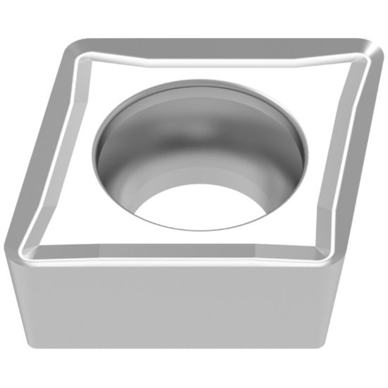 Picture of CCGT21.51FINE-23P H216T Ceratizit CCGT060204FINE-23P H216T 80.0° Positive Carbide 0.0160 0.41mm Radius Finishing, Semi Finishing