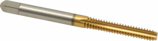 Picture of Cleveland C55208 #10-24 H3 4Fl HSS Hand Tin Coated Threading Taping