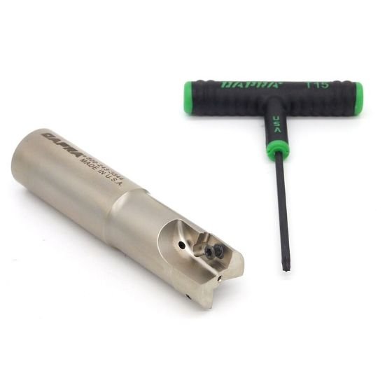 Picture of Dapra SSEM1000-1000-R55-2 90.0°, End Mill 1.000 Cutter Diameter Weldon 1.000 Shank 4.280 OAL 2 Flute