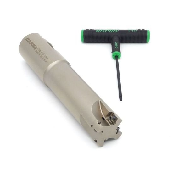 Picture of Dapra SSEM1250-1250-R45-4LC 90.0°, End Mill 1.250 Cutter Diameter Weldon 1.250 Shank 6.030 OAL 4 Flute