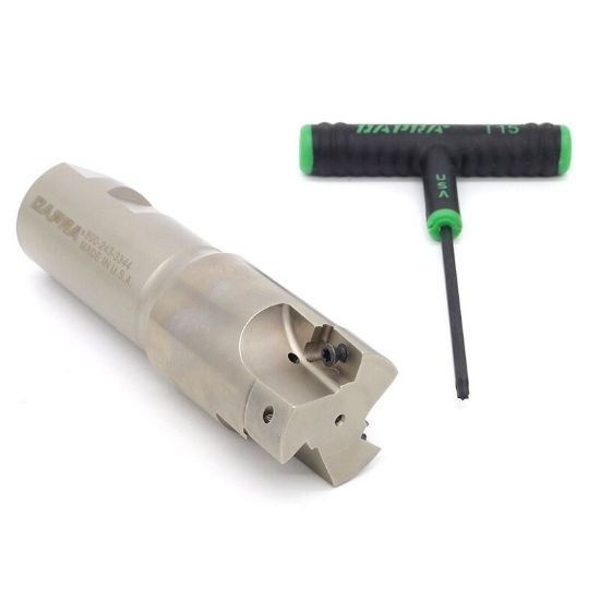 Picture of Dapra SSEM1500-1250-R55-3 90.0°, End Mill 1.500 Cutter Diameter Weldon 1.250 Shank 4.780 OAL 3 Flute