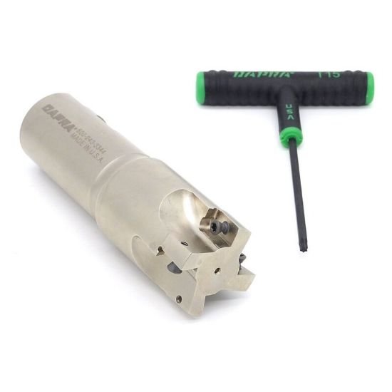 Picture of Dapra SSEM1500-1250-R55-4 90.0°, End Mill 1.500 Cutter Diameter Weldon 1.250 Shank 4.780 OAL 4 Flute