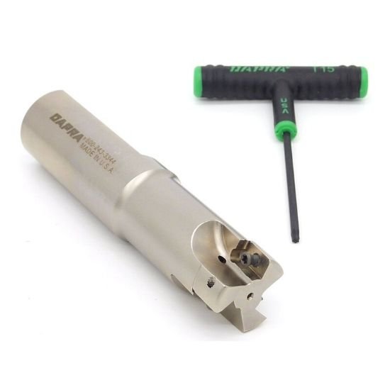 Picture of Dapra SSEM32-32-R55-3 90.0°, End Mill 1.260 Cutter Diameter Weldon 1.259 Shank 3.940 OAL 3 Flute