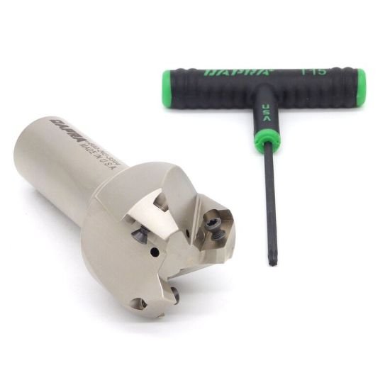 Picture of Dapra CMEM1000-45-R55-3 45.0°, Chamfer Mill 1.000 Cutter Diameter Weldon 1.000 Shank 4.000 OAL 3 Flute