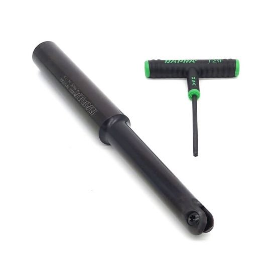 Picture of Dapra BNEM-0750-9500-OS Ball Mill,Back Draft 0.750 Cutter Diameter Weldon 1.000 Shank 9.500 OAL