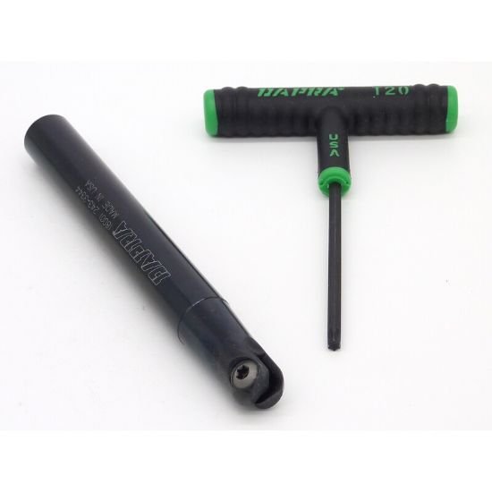 Picture of Dapra BNEM-0625-5500-SS Ball Mill,Back Draft 0.625 Cutter Diameter Weldon 0.625 Shank 5.500 OAL