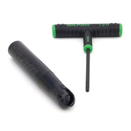 Picture of Dapra BNEM-0750-4500-SS Ball Mill,Back Draft 0.750 Cutter Diameter Weldon 0.750 Shank 4.500 OAL