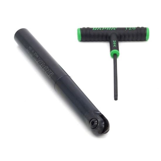 Picture of Dapra BNEM-0750-7000-SS Ball Mill,Back Draft 0.750 Cutter Diameter Weldon 0.750 Shank 7.000 OAL