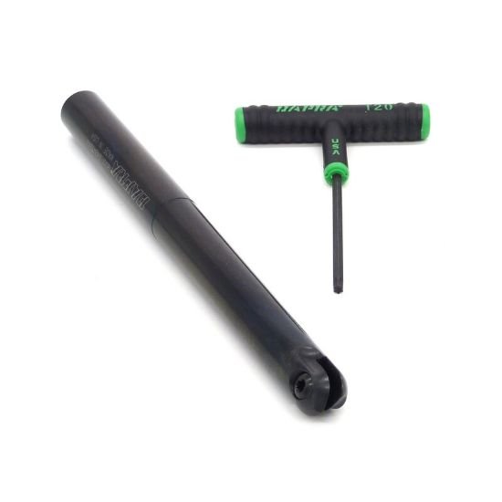 Picture of Dapra BNEM-0750-8250-SS Ball Mill,Back Draft 0.750 Cutter Diameter Weldon 0.750 Shank 8.250 OAL