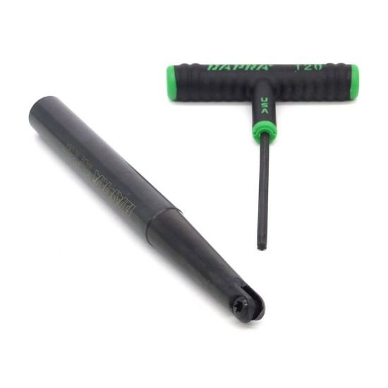 Picture of Dapra SE-BNEM-0500-6000-OS Ball Mill,Back Draft 0.500 Cutter Diameter Weldon 0.625 Shank 6.000 OAL