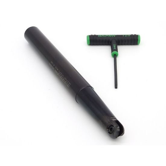 Picture of Dapra SE-BNEM-0750-9500-OS Ball Mill,Back Draft 0.750 Cutter Diameter Weldon 1.000 Shank 9.440 OAL