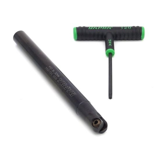 Picture of Dapra SE-BNEM-0625-7000-SS Ball Mill,Back Draft 0.625 Cutter Diameter Weldon 0.625 Shank 7.000 OAL