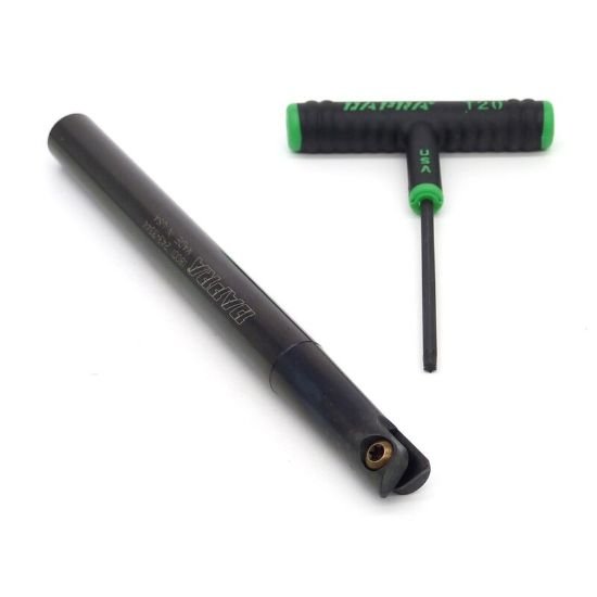 Picture of Dapra BDEM-0625-7000-SS Ball Mill,Back Draft 0.625 Cutter Diameter Weldon 0.625 Shank 7.000 OAL