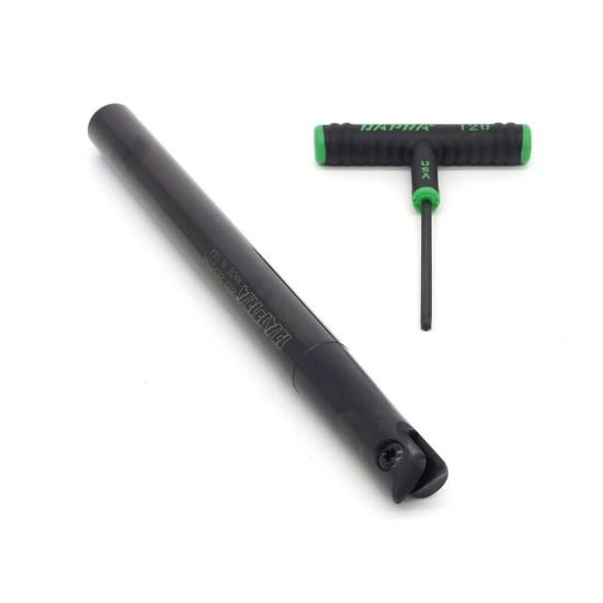 Picture of Dapra BDEM-0750-9000-SS Ball Mill,Back Draft 0.750 Cutter Diameter Weldon 0.750 Shank 9.000 OAL