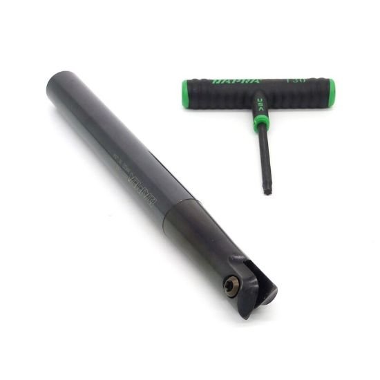 Picture of Dapra BDEM-1000-10000-SS Ball Mill,Back Draft 1.000 Cutter Diameter Weldon 1.000 Shank 10.00 OAL