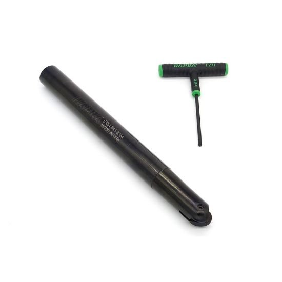 Picture of Dapra SBNEM-1000-10000-SS-25mm Ball Mill,Back Draft 1.000 Cutter Diameter Weldon 0.984 Shank 10.00 OAL