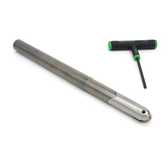 Picture of Dapra SC-SBNEM-0750-10000-SS Ball Mill,Back Draft 0.750 Cutter Diameter Weldon 0.750 Shank 10.00 OAL